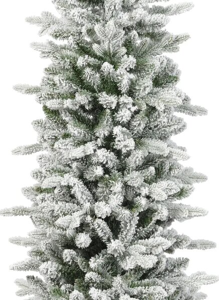 Umjetno božićno drvce Slim sa snijegom 210cm d68cm - Sa snijegom - 51 do 70cm