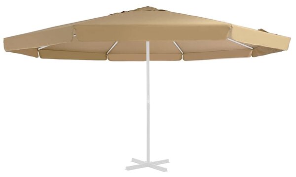 Zamjenska tkanina za vrtni suncobran 515 cm smeđesiva - Sivo-smeđa / Φ 515 cm