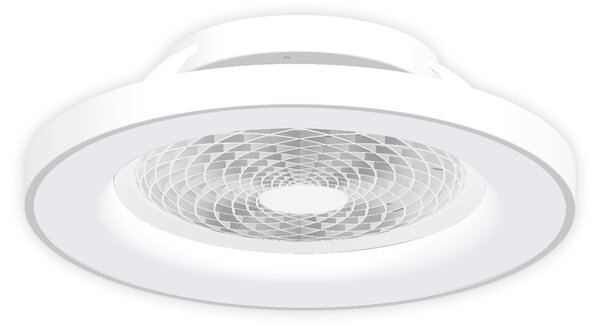 Mantra Iluminación Tibet pametni LED stropni ventilator, bijeli, DC, tih, Ø 65 cm, prigušiva, Bijela, Dnevni boravak/blagovaonica, Metal