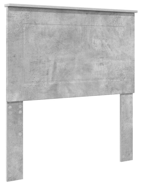 Krevet s od storage Betonski sivi 90 x 190 cm Konstruirano drvo - Siva / 90 x 190 cm