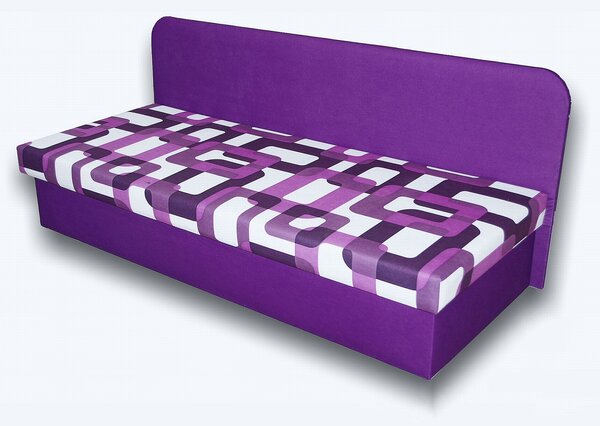 Jednostruki krevet (kauč) 80 cm Lady IV (Ljubičasta 49 + Gusto 10)