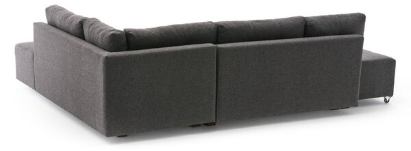 Atelier Del Sofa Kutna garnitura na razvlačenje, Antracit, Manama Corner Sofa Bed Right - Anthracite