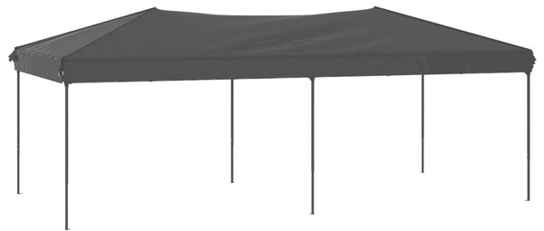 Sklopivi šator za zabave 3 x 6 m crni - Crna / 3 x 6 m