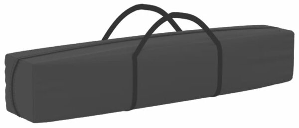 Sklopivi šator za zabave 3 x 6 m crni - Crna / 3 x 6 m