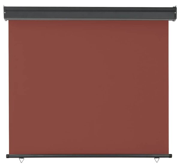 Balkonska bočna tenda 125 x 250 cm smeđa - Smeđa / 125 x 250 cm