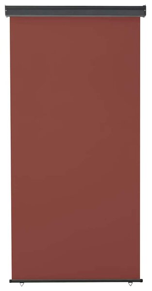 Balkonska bočna tenda 125 x 250 cm smeđa - Smeđa / 125 x 250 cm