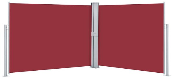 Uvlačiva bočna tenda 140 x 1000 cm crvena - Crvena / 140 x 1000 cm