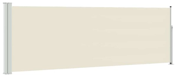 Uvlačiva bočna tenda za terasu 100 x 300 cm krem - Krema / 100 x 300 cm