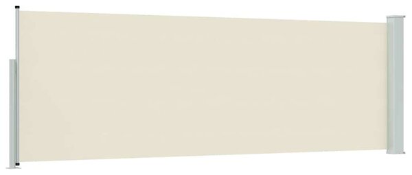 Uvlačiva bočna tenda za terasu 100 x 300 cm krem - Krema / 100 x 300 cm