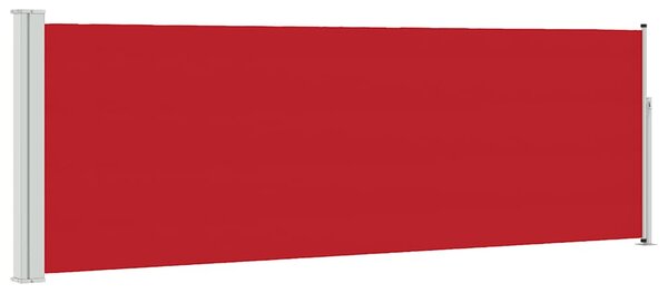 Uvlačiva bočna tenda za terasu 100 x 300 cm crvena - Crvena / 100 x 300 cm