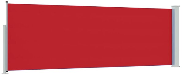 Uvlačiva bočna tenda za terasu 100 x 300 cm crvena - Crvena / 100 x 300 cm