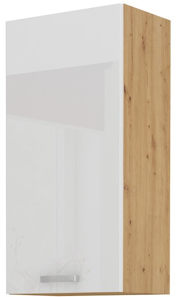 Zondo.hr Gornji kuhinjski ormarić- Arryn 50 G-90 1F (Hrast artisan + bijeli sjaj). Akcija -8%. 1024693