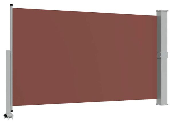 Uvlačiva bočna tenda za terasu 140 x 300 cm smeđa - Smeđa / 140 x 300 cm