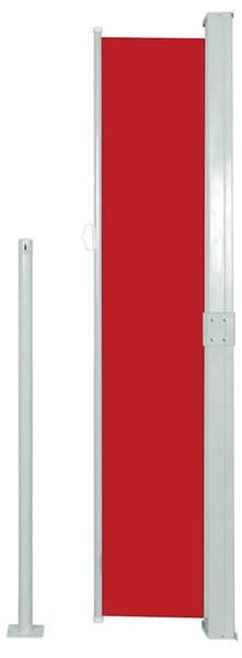 Uvlačiva bočna tenda za terasu 170 x 300 cm crvena - Crvena / 170 x 300 cm