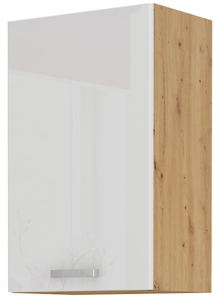 Zondo.hr Gornji kuhinjski ormarić- Arryn 45 G-72 1F (Hrast artisan + bijeli sjaj). 1024684