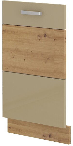 Zondo.hr Vrata za ugradbenu perilicu posuđa Arryn ZM 713x446 (Hrast artisan + Sjaj cappucino). 1024787