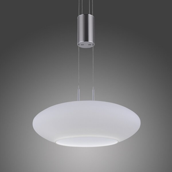 Q-Smart-Home Paul Neuhaus Q-ETIENNE LED viseća svjetiljka, 1 žarulja, prigušiva, Sivo, Dnevni boravak/blagovaonica, Metal