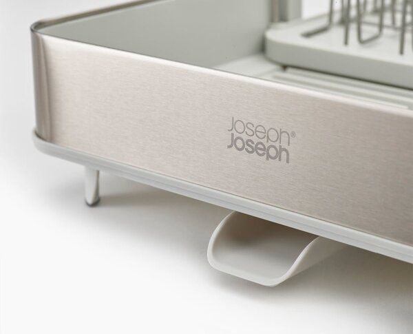Metalni ocjeđivač za posuđe u srebrnoj boji Extend – Joseph Joseph