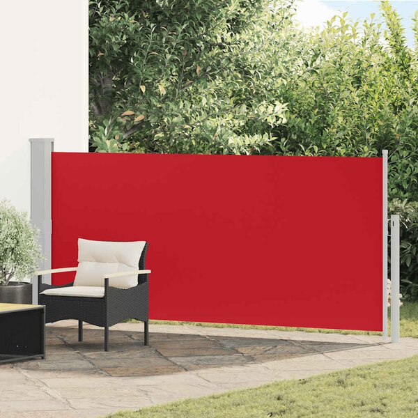Uvlačiva bočna tenda 140 x 300 cm crvena - Crvena / 140 x 300 cm