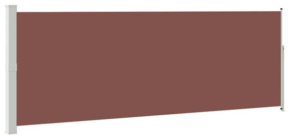 Uvlačiva bočna tenda 160 x 500 cm smeđa - Smeđa / 160 x 500 cm