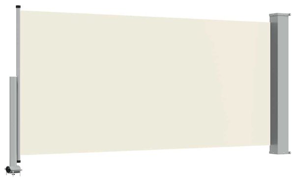 Uvlačiva bočna tenda za terasu 120 x 300 cm krem - Krema / 120 x 300 cm