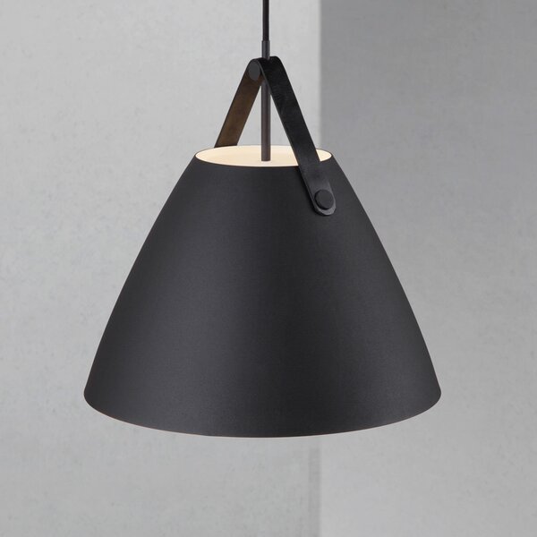 Viseće Svjetiljka DFTP by Nordlux, Strap 36, prigušiv, Crno, Dnevna soba, Metal, Moderan