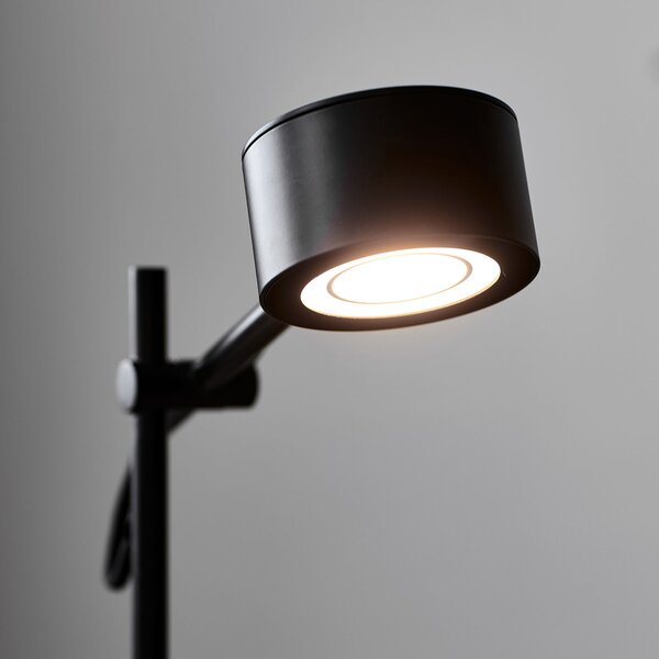 Stolne Lampa Nordlux, Clyde, prigušiv, Crno, Dnevna soba, Metal, Moderan