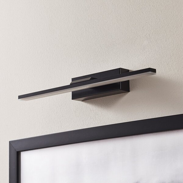 LED zidna svjetiljka Miroir 40 cm crna 4000K