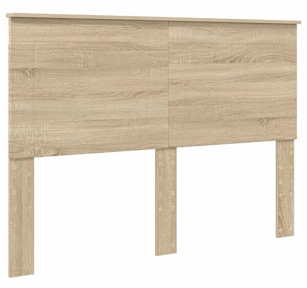 Krevet s od storage Sonoma hrast 140 x 200 cm Konstruirano drvo - Smeđa / 140 x 200 cm