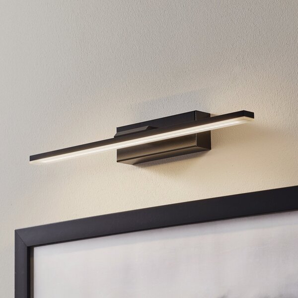LED zidna svjetiljka Miroir 40 cm crna 4000K