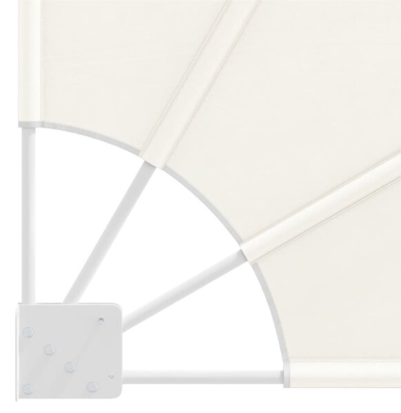 Sklopiva bočna tenda krem 140 x 140 cm - Krema / 140 x 140 cm