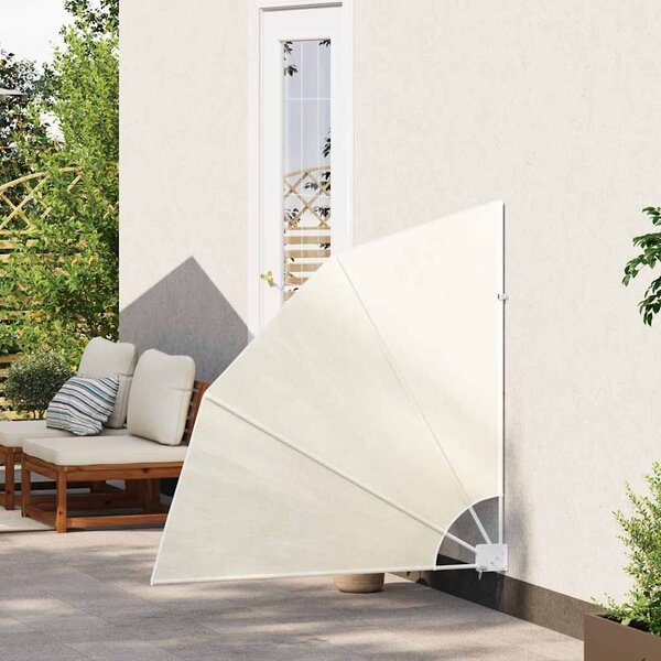 Sklopiva bočna tenda krem 140 x 140 cm - Krema / 140 x 140 cm