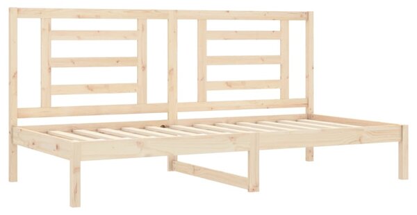 Dnevni krevet bez madraca 80 x 200 cm od masivne borovine - Smeđa / 80 x 200 cm