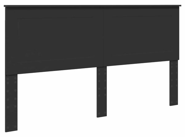 Krevet s od storage Crna 200 x 200 cm Konstruirano drvo - Crna / 200 x 200 cm