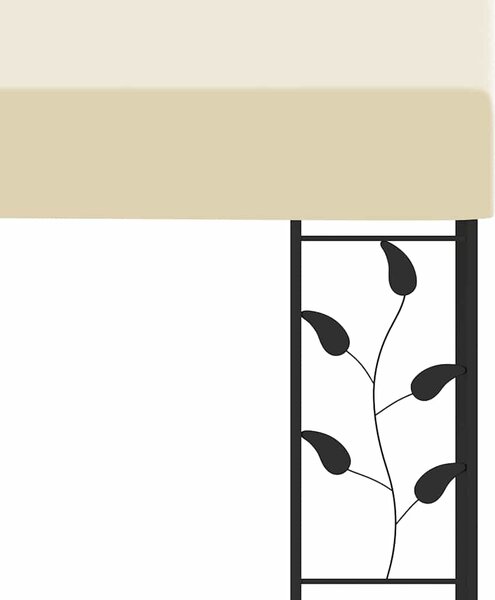 Zidna sjenica 6 x 3 x 2,5 m krem - Krema / 6 x 3 x 2.5 m