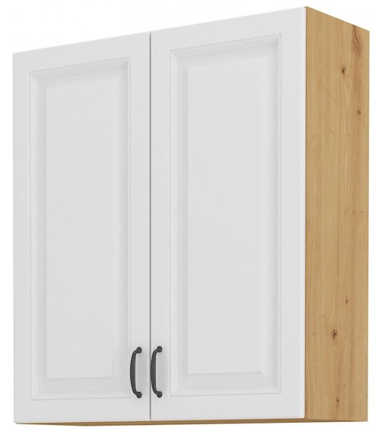 Zondo.hr Gornji kuhinjski ormarić- Sheila 80 G 90 2F (hrast artisan + bijela ). 1032466