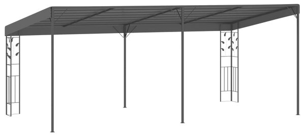 Zidna sjenica 6 x 3 x 2,5 m antracit - Antracitno siva / 6 x 3 x 2.5 m