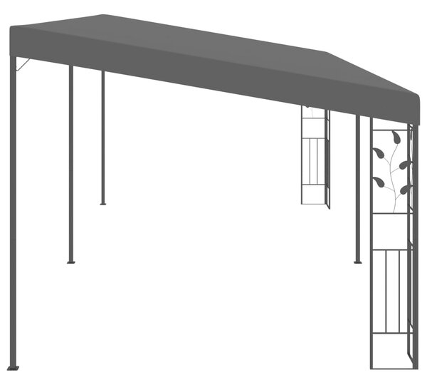 Zidna sjenica 6 x 3 x 2,5 m antracit - Antracitno siva / 6 x 3 x 2.5 m
