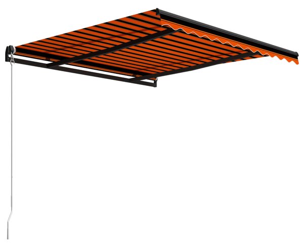 Tenda na ručno uvlačenje 300 x 250 cm narančasto-smeđa - Šarena / 300 x 250 cm
