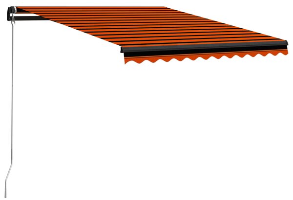 Tenda na ručno uvlačenje 300 x 250 cm narančasto-smeđa - Šarena / 300 x 250 cm