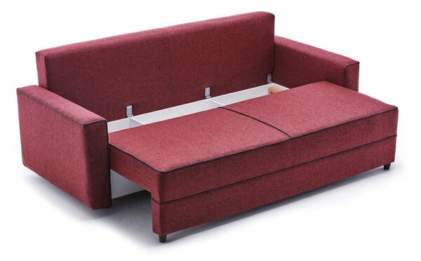 Atelier Del Sofa Trosjed na razvlačenje, Bordo crvena, Ece - Claret Red