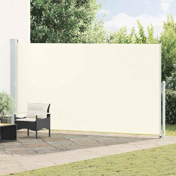 Uvlačiva bočna tenda za terasu 200 x 500 cm krem - Krema / 200 x 500 cm