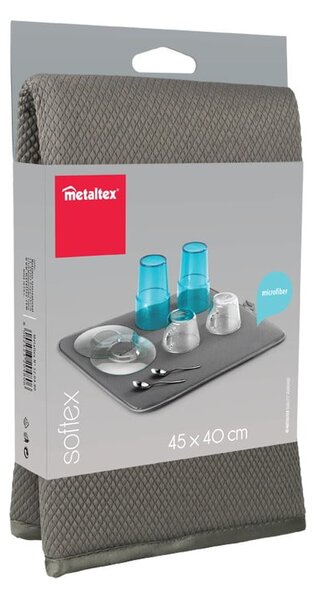 Podloga od mikrofibre za cijeđenje posuđa Metaltex, dužina 45 cm