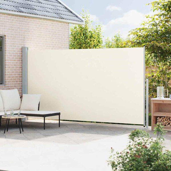 Uvlačiva bočna tenda za terasu 200 x 500 cm krem - Krema / 200 x 500 cm