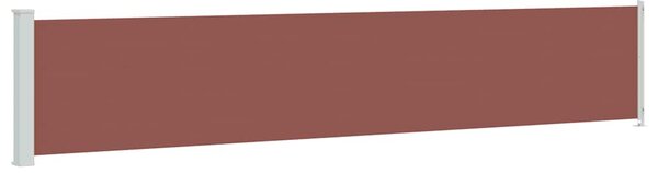 Uvlačiva bočna tenda za terasu 117 x 600 cm smeđa - Smeđa / 117 x 600 cm