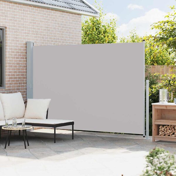 Uvlačiva bočna tenda za terasu 200 x 300 cm siva - Siva / 200 x 300 cm