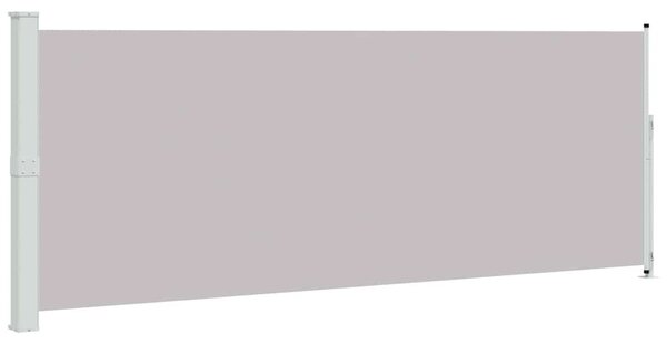 Uvlačiva bočna tenda za terasu 180 x 500 cm siva - Siva / 180 x 500 cm