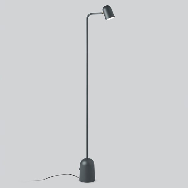 Podne Lampa Northern, Buddy floor, prigušiv, Crno, Dnevna soba, Metal, Skandinavski