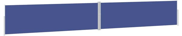 Uvlačiva bočna tenda za terasu 170 x 1200 cm plava - Plava / 170 x 1200 cm