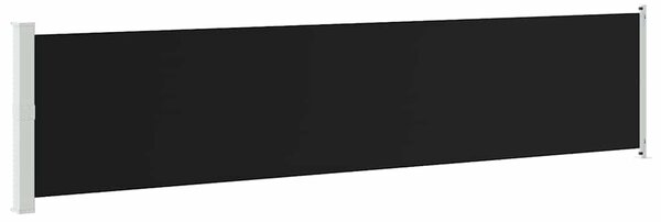 Uvlačiva bočna tenda za terasu 140 x 600 cm crna - Crna / 140 x 600 cm